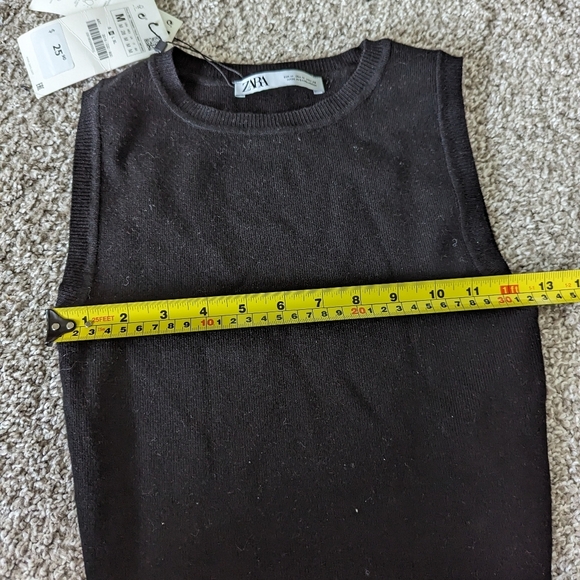 BNWT Zara Black Top - Picture 2 of 6